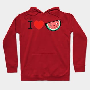 I Love Watermelon Hoodie